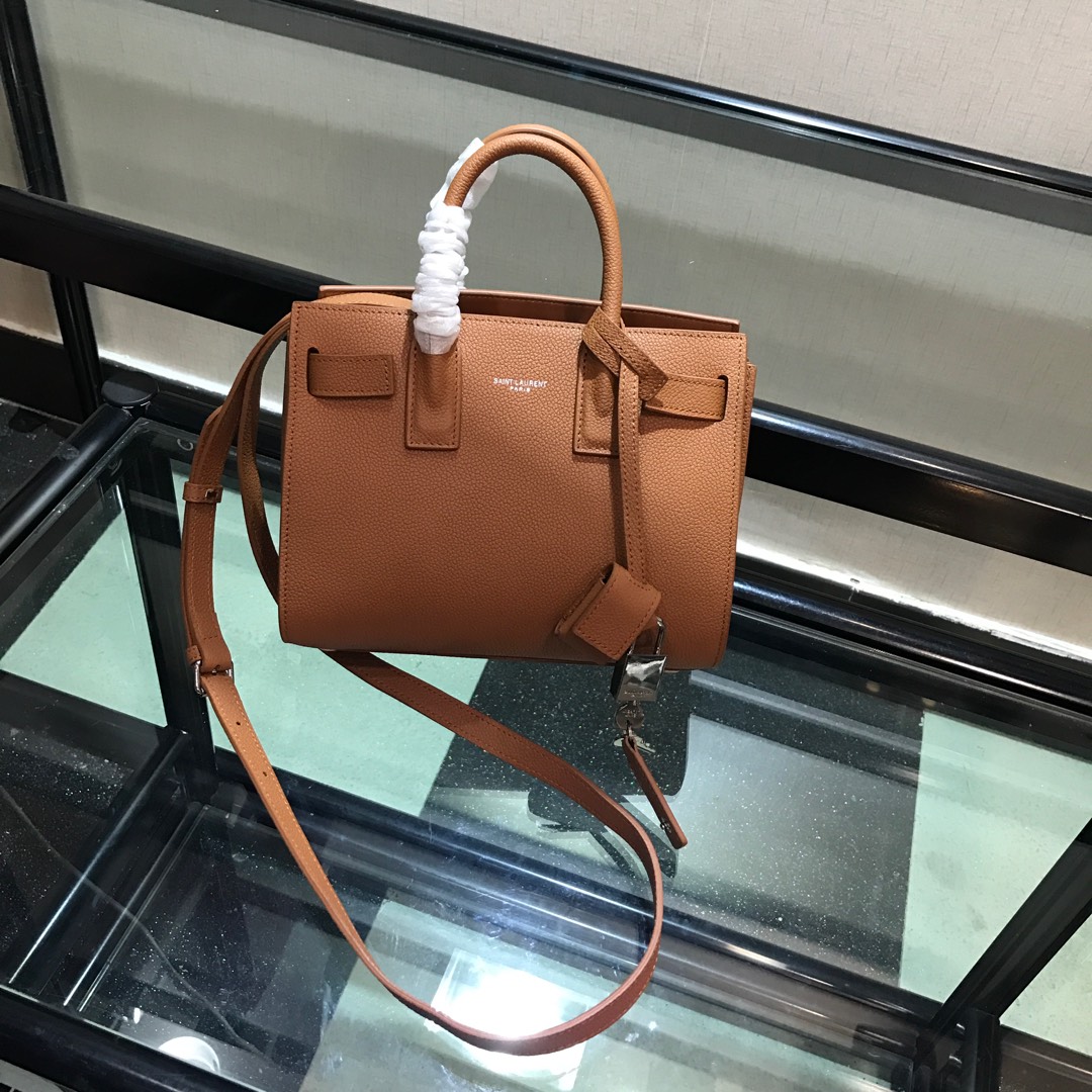 Y51 nano classic sac de jour in grained leather brown 392035 22 x 18 x 11 cm