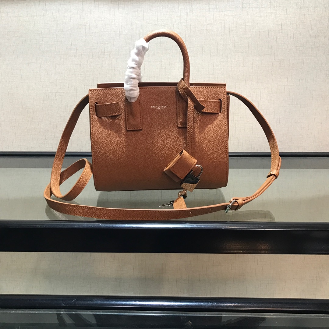 Y51 nano classic sac de jour in grained leather brown 392035 22 x 18 x 11 cm