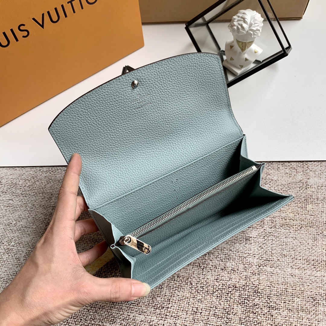 l0vis Vvtt0n iris wallet monogram pattern ver lagon m60145 19 x 12 x 2 cm