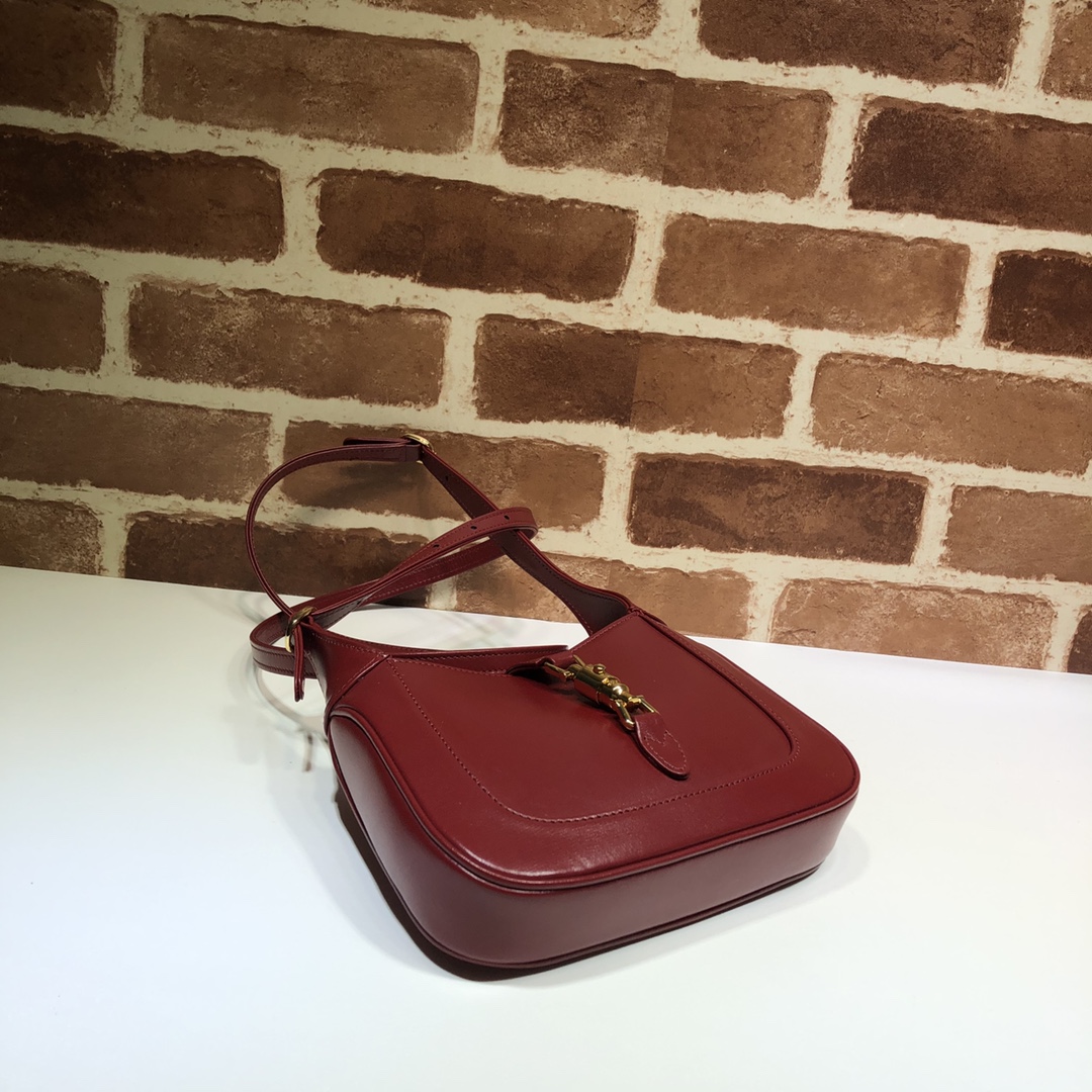 Gvc*1 mini jackie 1961 shoulder bag leather red 637091 19 x 13 x 3 cm