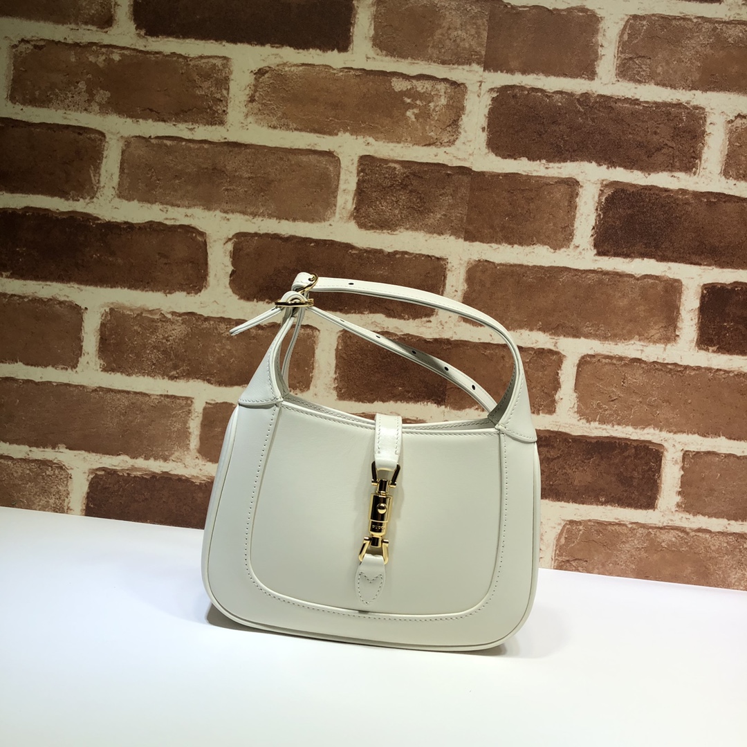 Gvc*1 mini jackie 1961 shoulder bag leather white 637091 19 x 13 x 3 cm