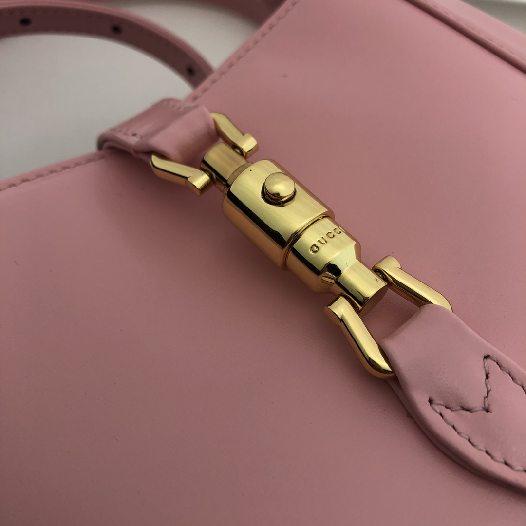 Gvc*1 mini jackie 1961 shoulder bag leather pink 637091 19 x 13 x 3 cm