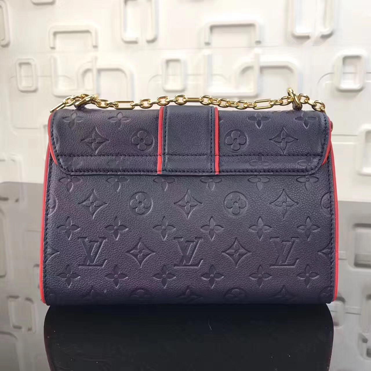 l0vis Vvtt0n saint sulpice bag monogram empreinte leather marine m43393 25 x 16.5 x 9 cm