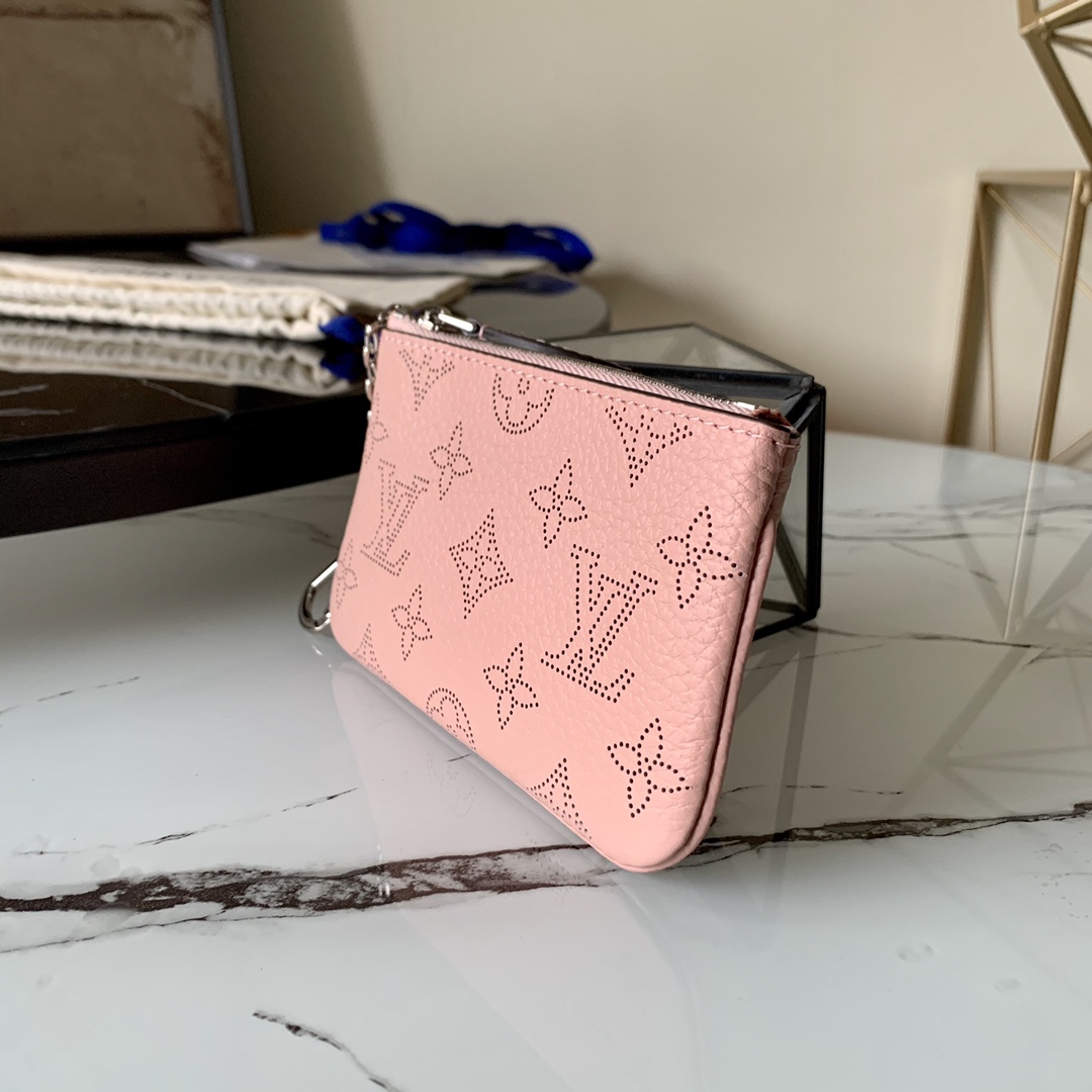 l0vis Vvtt0n key pouch mahina leather monogram pattern magnolia m69508 13.8 x 9 x 1.5 cm