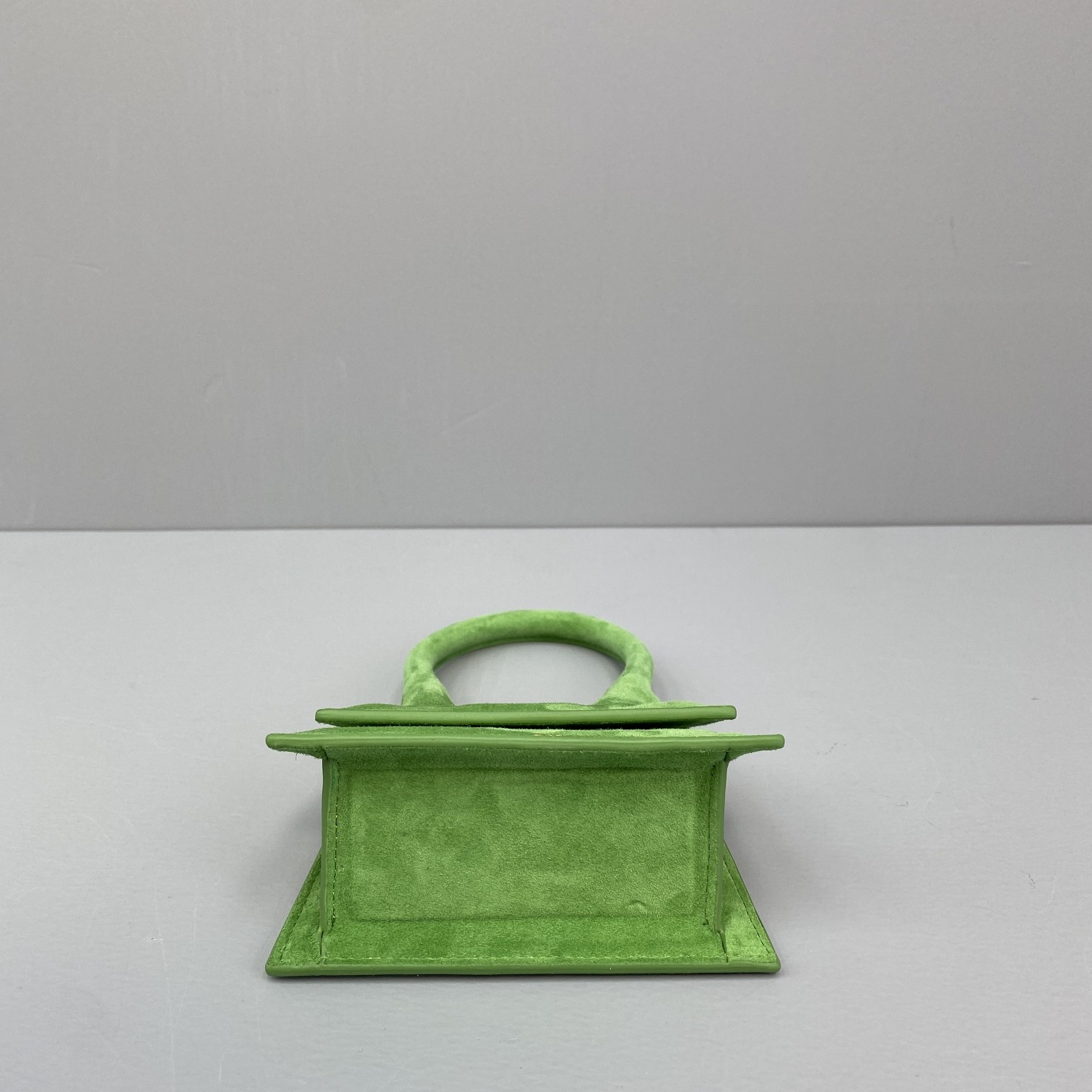JACQUEMUS LE CHIQUITO Mini Velvet Bag Green 213BA01 12 x 8 x 5 cm
