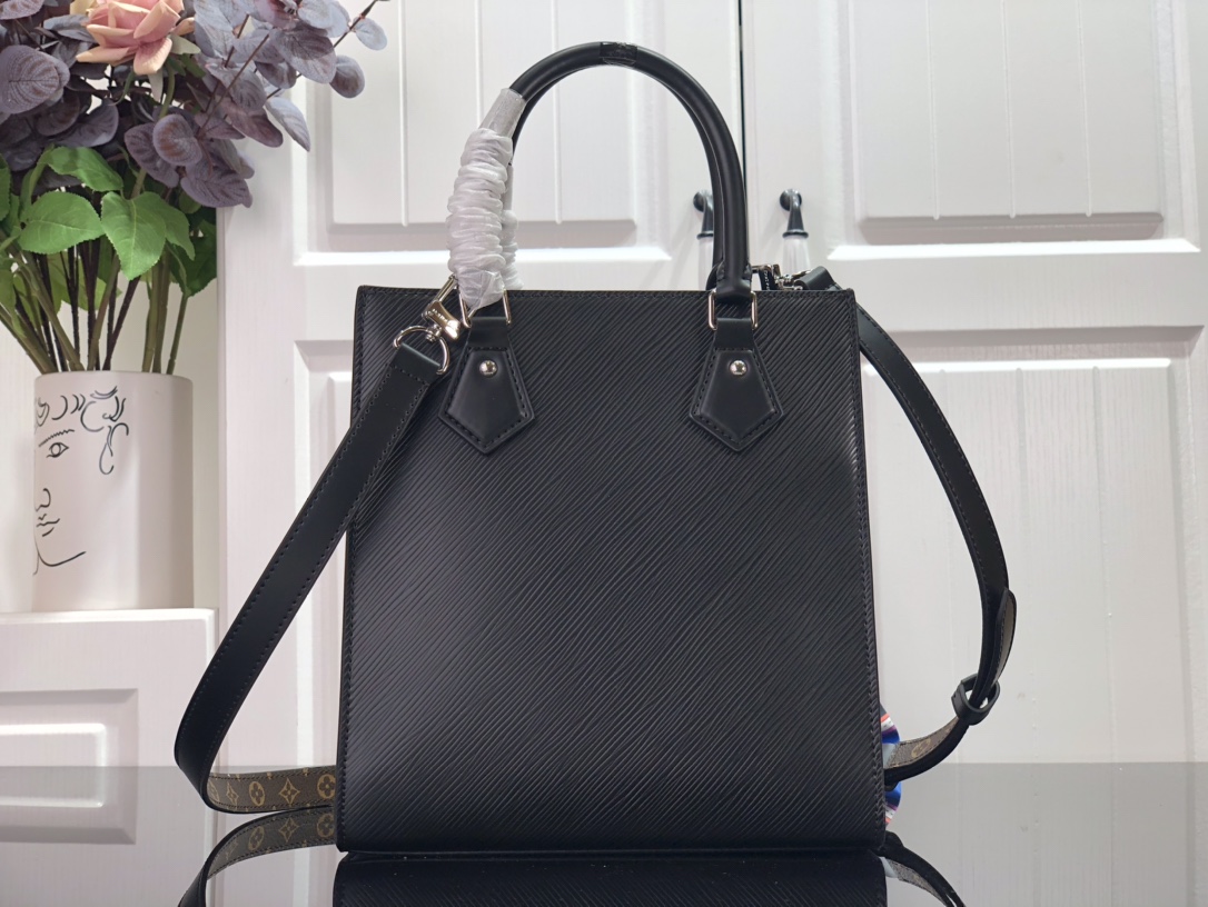 l0vis Vvtt0n sac plat bb epi leather black m58660 25 x 18 x 10 cm