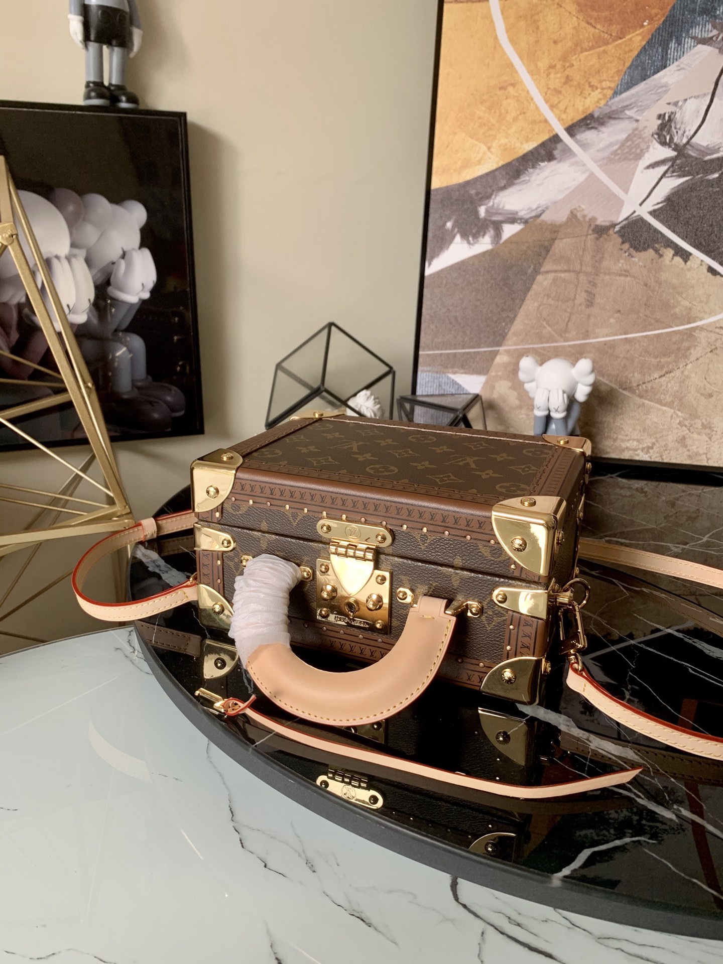 l0vis Vvtt0n valisette tresor monogram canvas m45673 22.5 x 16 x 11 cm