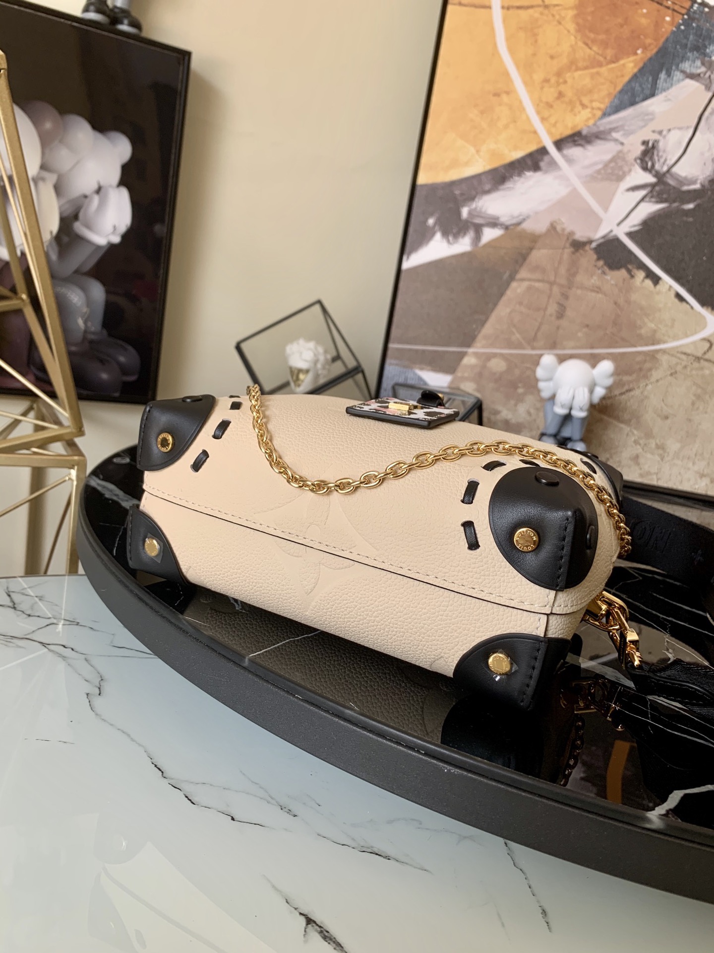 l0vis Vvtt0n petite malle souple bag  wild at heart monogram empreinte leather m58518 20 x 14 x 7.5 cm