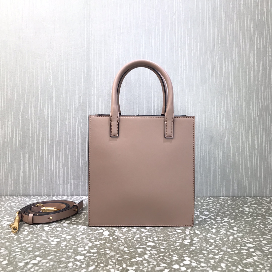 Va1e*ntin0 small garavanivlogo walk tote bag calfskin leather rose cannelle wb0h23qel 20 x 10 x 21 cm
