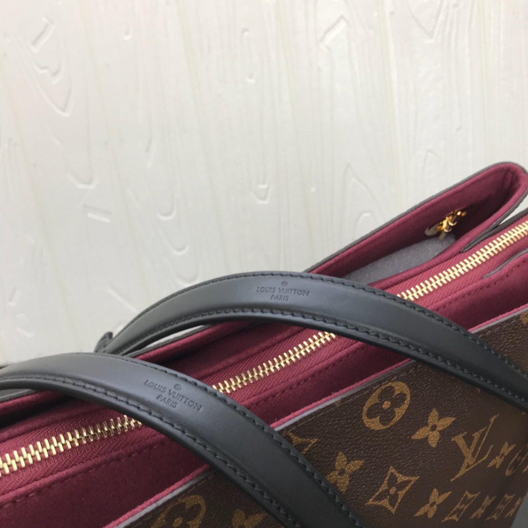 l0vis Vvtt0n surÈne mm monogram canvas burgundy m43772 36 x 26 x 13 cm