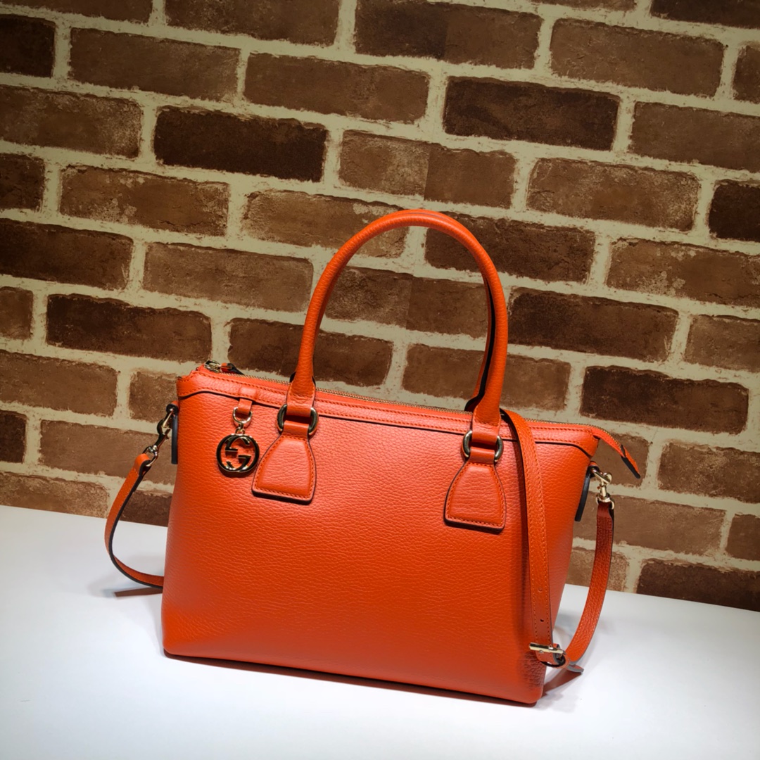 Gvc*1 convertible straight leather orange 449659 30 x 22 x 12 cm