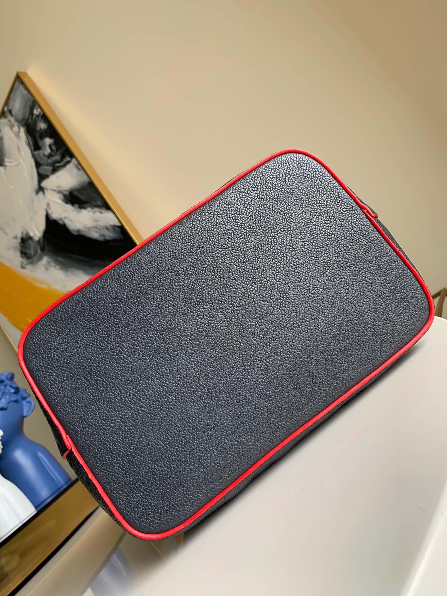 l0vis Vvtt0n nÉonoÉ mm monogram empreinte leather marine rouge m45306 26cm