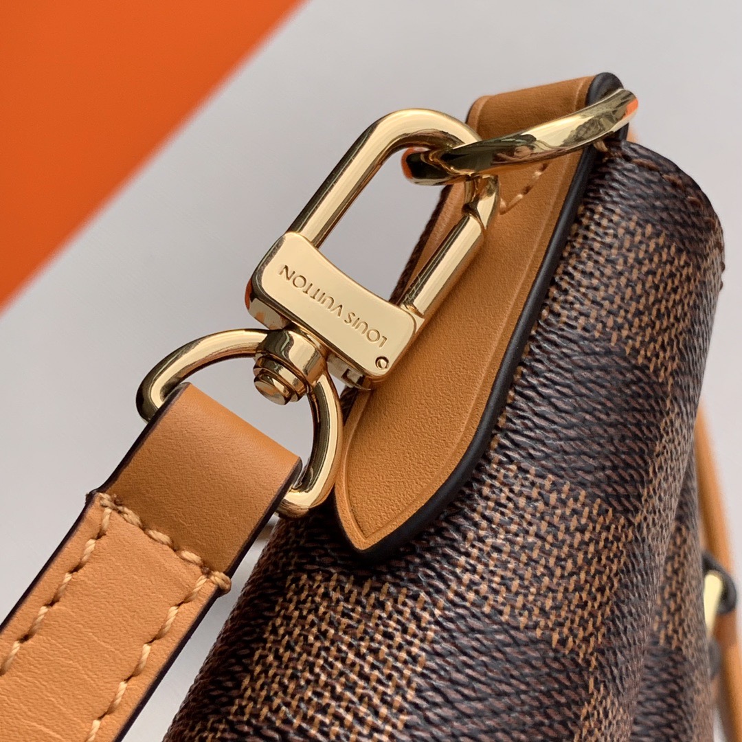 l0vis Vvtt0n belmont pm damier ebene canvas tan n60297 28 x 32 x 14 cm