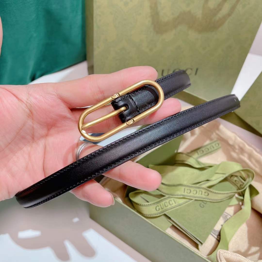 Gvc*1 Gvc*1ssima leather waist belt black