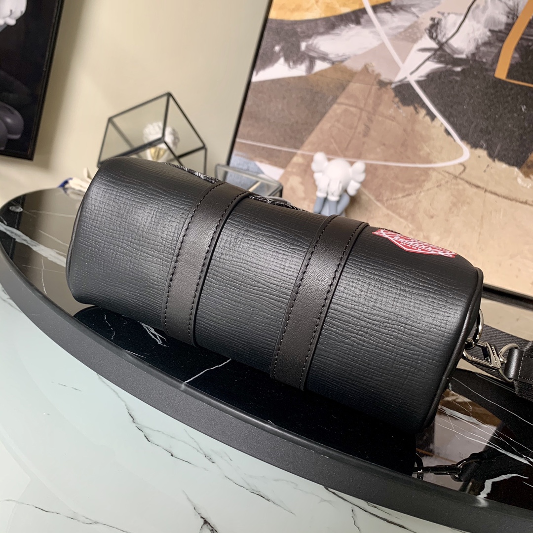 l0vis Vvtt0n keepol xs monogram denim black m81011 20 x 10 x 5 cm