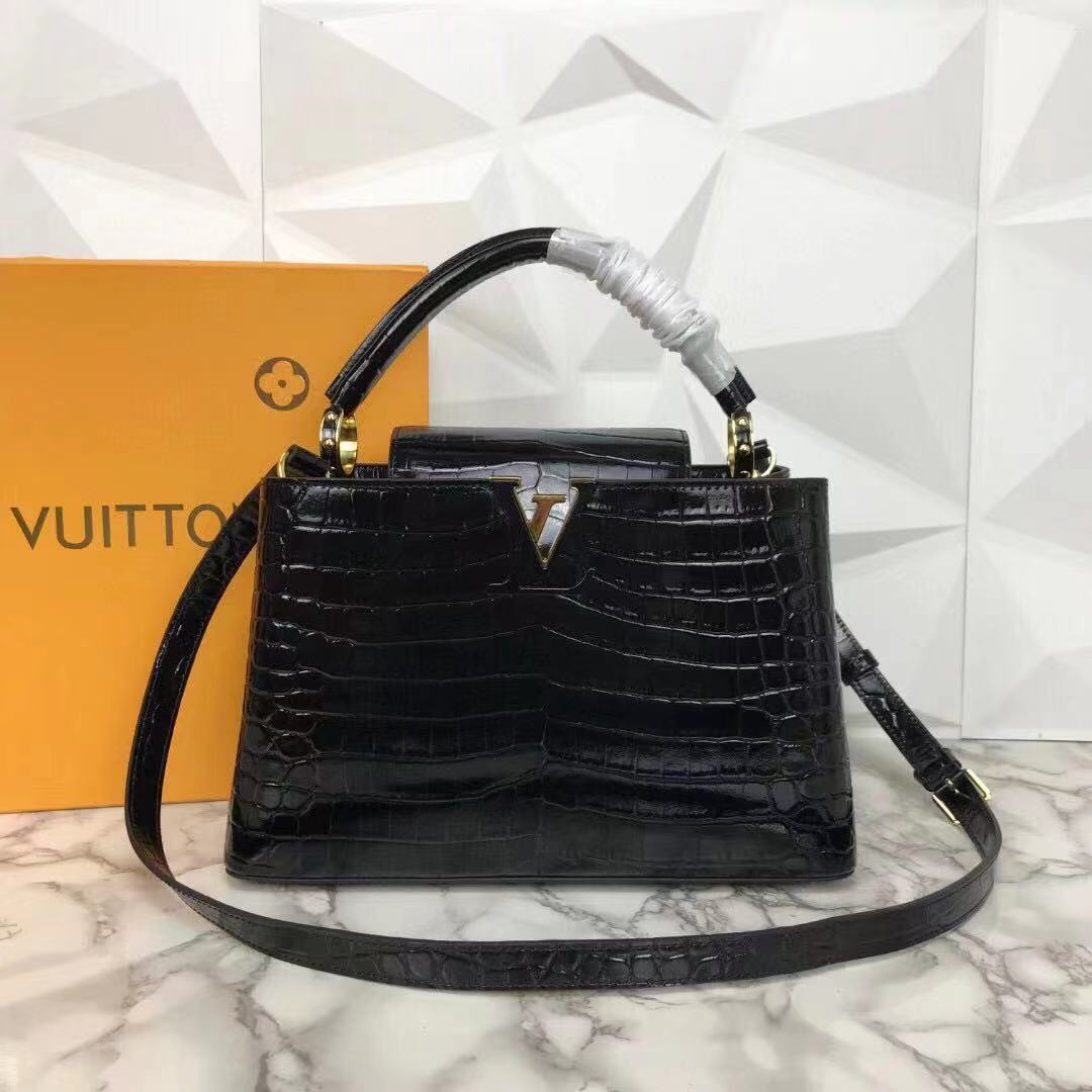l0vis Vvtt0n capucines in crocodile leather 31 x 20 x 11 cm