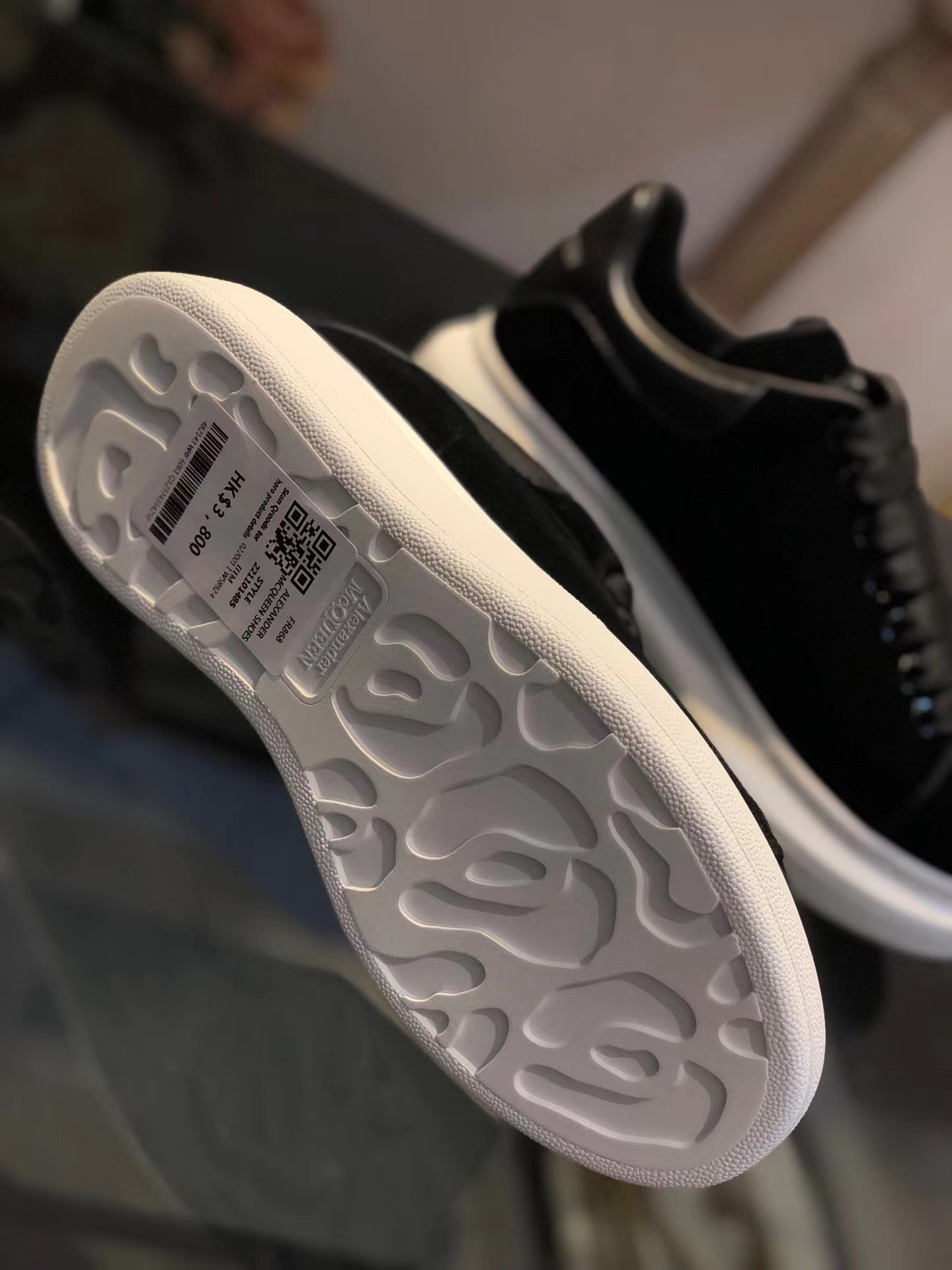 a1exa*der Mcqv*en shoes velvet black