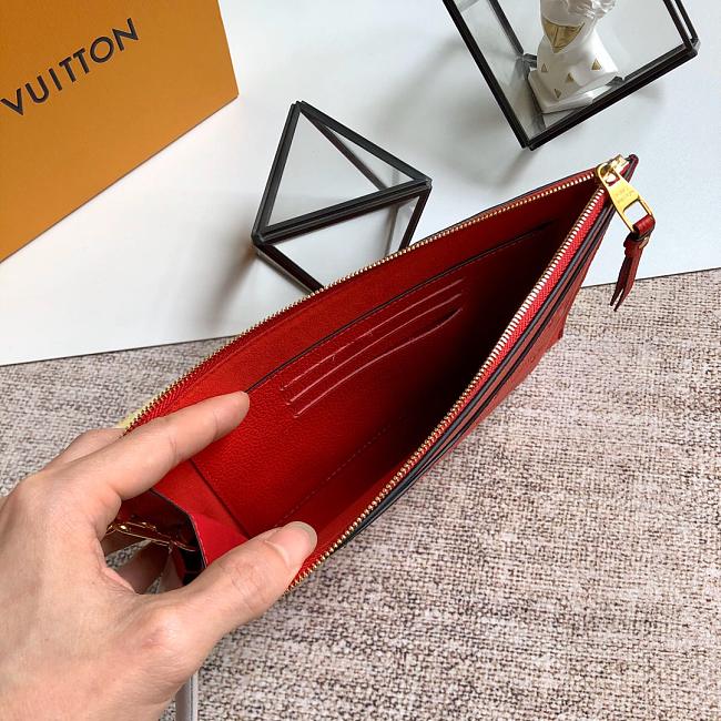 l0vis Vvtt0n pochette melanie mm red m68705 23 x 16 x 2 cm