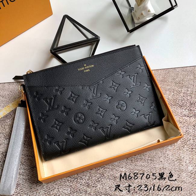 l0vis Vvtt0n pochette melanie mm black m68705 23 x 16 x 2 cm
