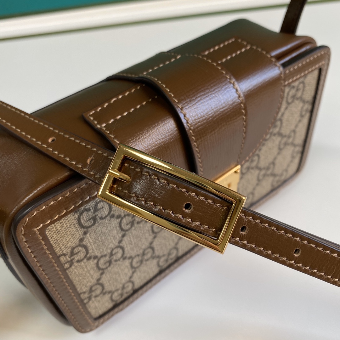 Gvc*1 gg mini bag with clasp closure 614368 18 x 10.5 x 6.5 cm