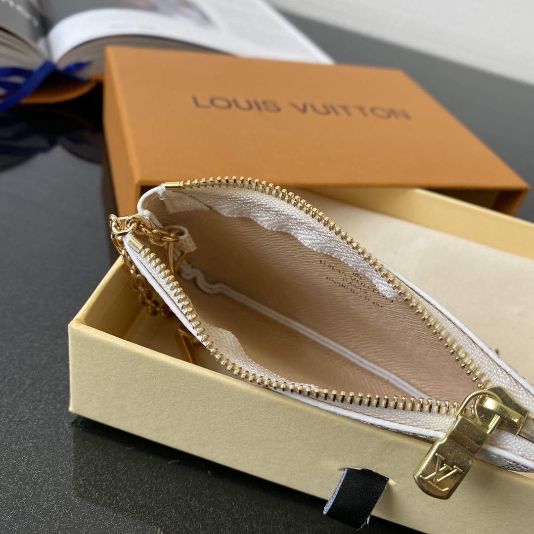 l0vis Vvtt0n key pouch damier azur cancas n62659 11.5 x 6.5cm