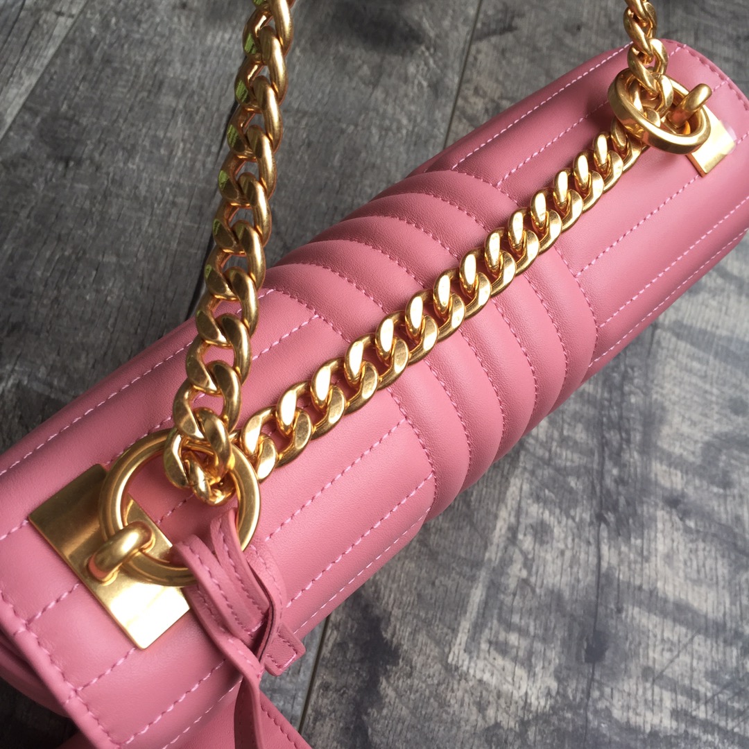 Pra*a medium leather diagramme bag pink 1bd108 24 x 14 x 6 cm