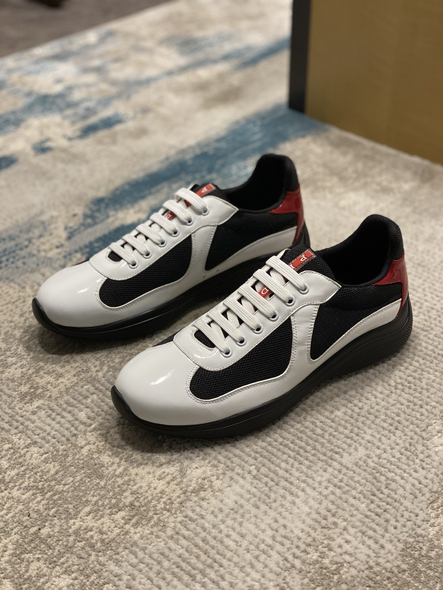 Pra*a america's cup sneakers white/red