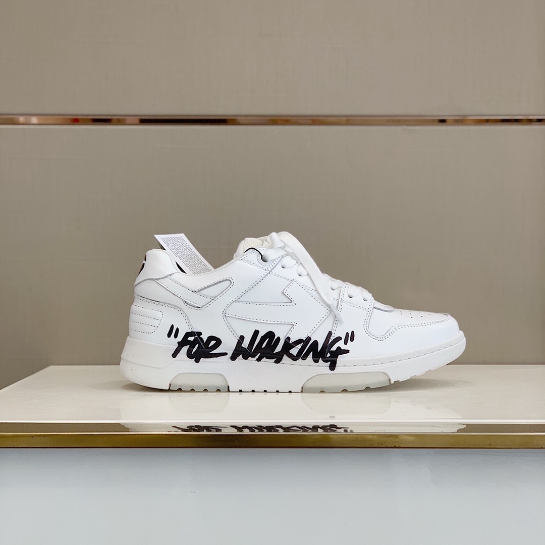 Off White Low Top Sneakers White