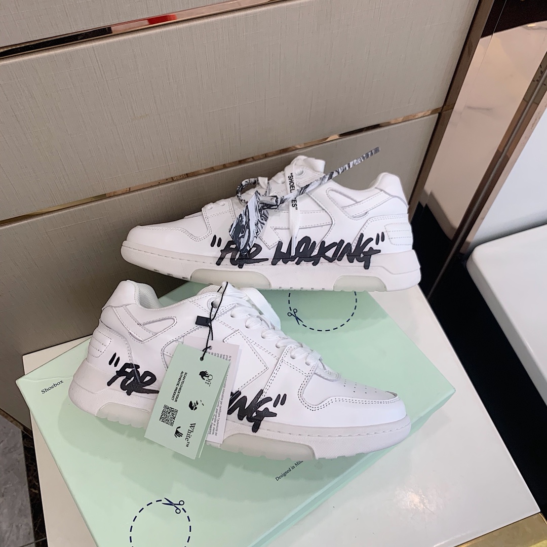 Off White Low Top Sneakers White