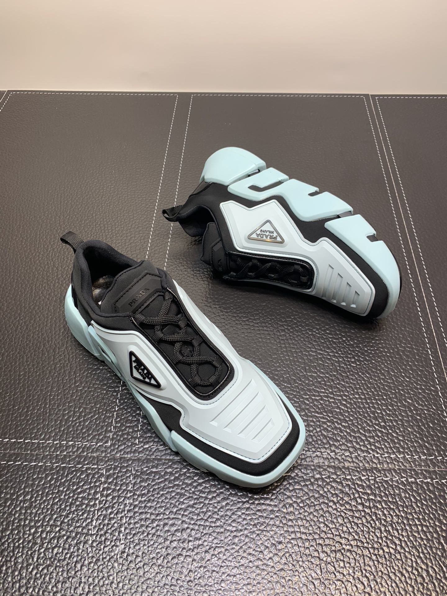 Pra*a techno strectch sneakers blue