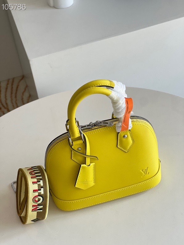 LV alma bag BB handbag M57341 yellow 23.5cm