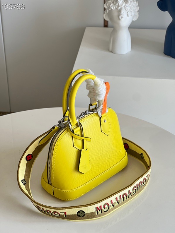 LV alma bag BB handbag M57341 yellow 23.5cm
