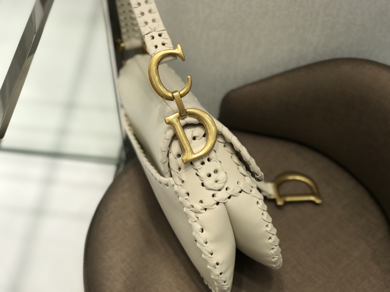 D10r saddle bag white woven style m0447cbaa 26 cm