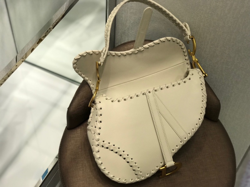 D10r saddle bag white woven style m0447cbaa 26 cm