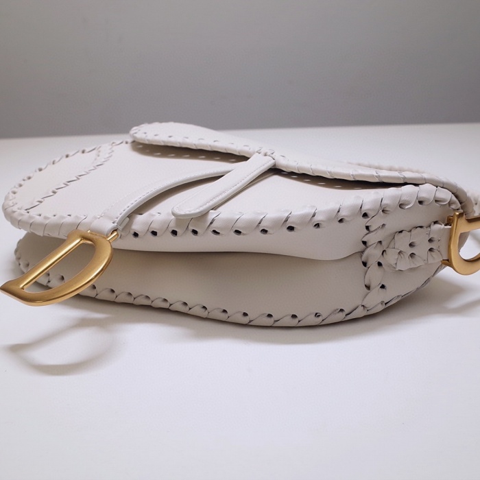 D10r saddle bag white woven style m0447cbaa 26cm 03
