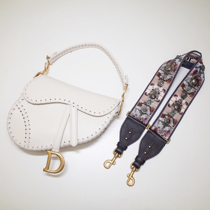 D10r saddle bag white woven style m0447cbaa 26cm 03