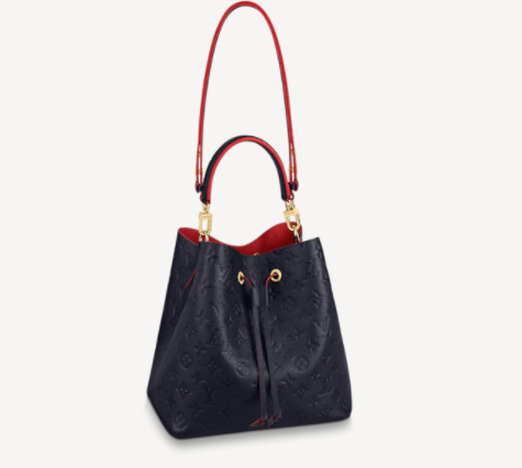 l0vis Vvtt0n nÉonoÉ mm monogram empreinte leather marine rouge m45306 26cm