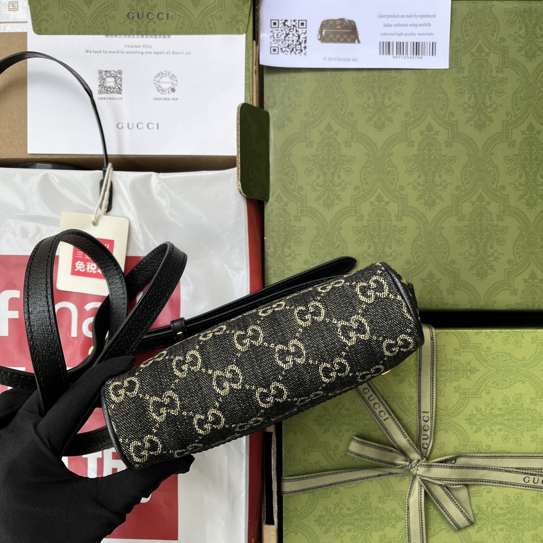 Gvc*1 denim 517350 bag 17.5cm