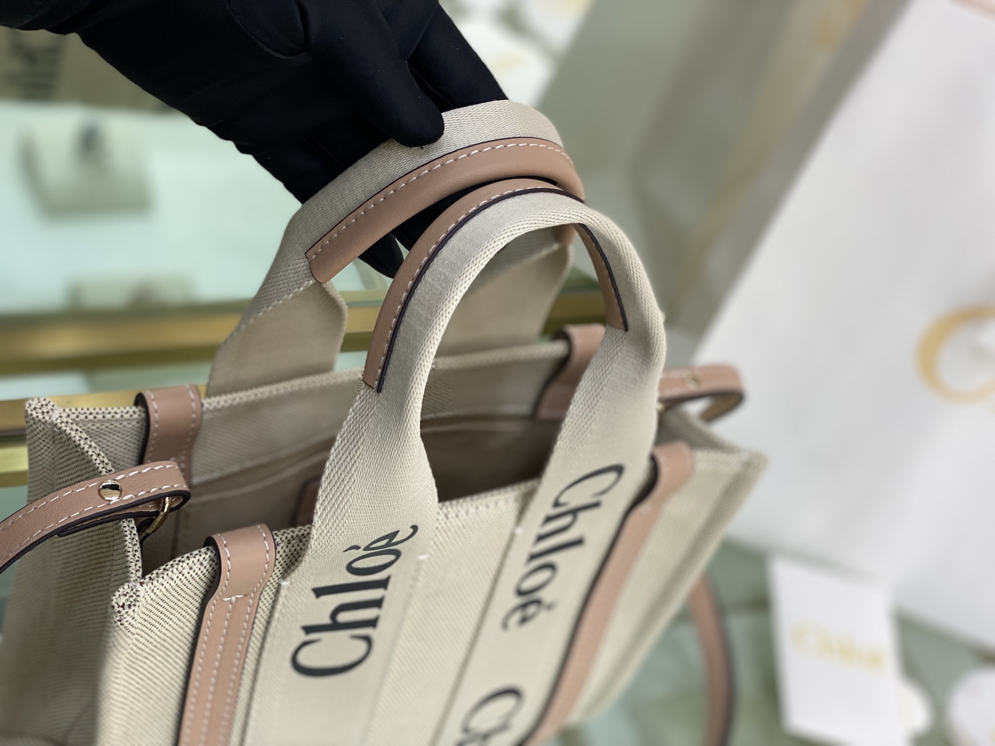 Chloe Woody tote bag N7666 26.5cm 05