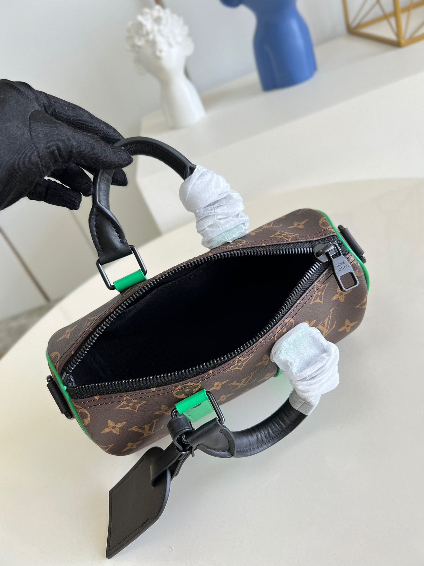 LV Keepall XS 25 M20900 green 25cm