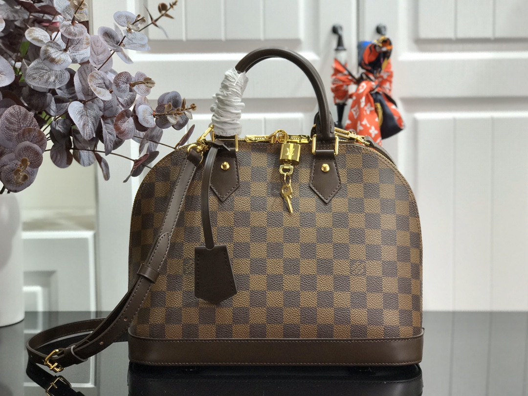 l0vis Vvtt0n alma pm damier ebene n53151 - 32x24x15cm