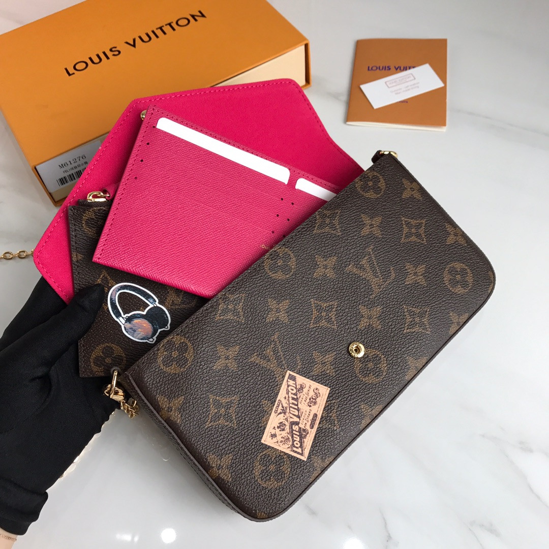 LV POCHETTE FELICIE SPECIAL M61276 - 21 x 12 x 3 cm