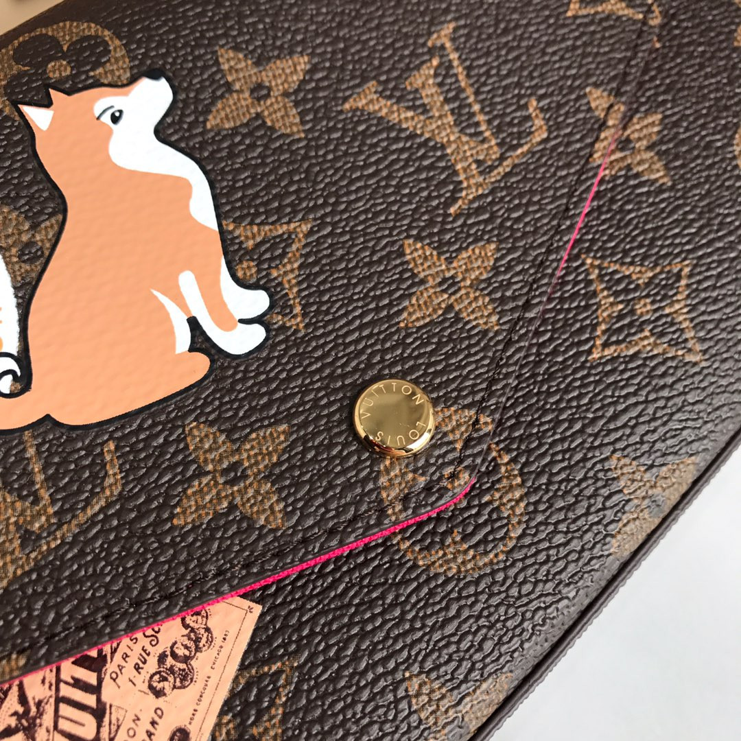 LV POCHETTE FELICIE SPECIAL M61276 - 21 x 12 x 3 cm