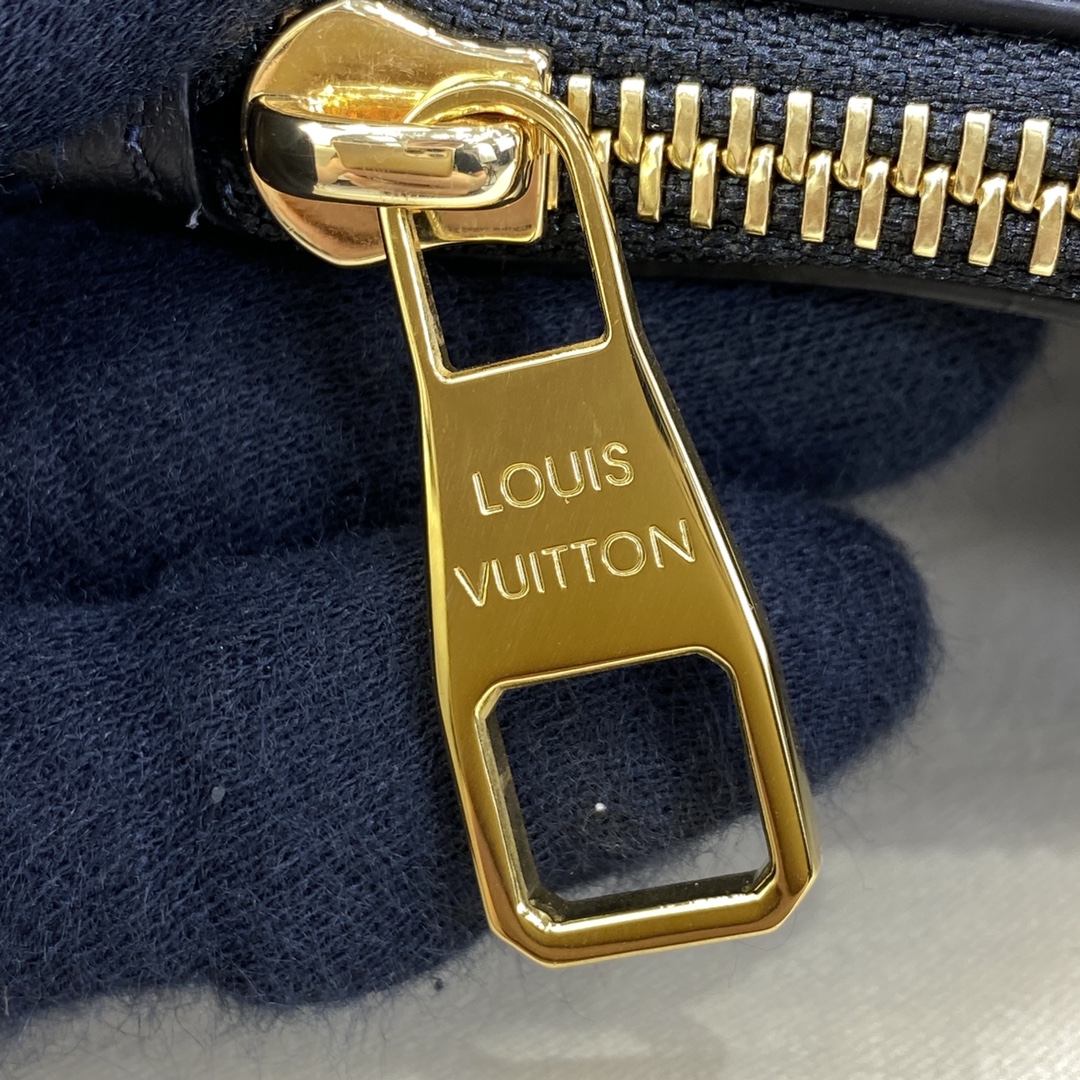 LV NEVERFULL MM Monogram Empreinte Leather Black M45685 - 31cmx 28 x 14 cm