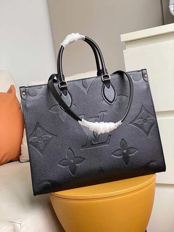 LV OnThe Go Medium Tote bag M45595 Black - 35x27x14cm
