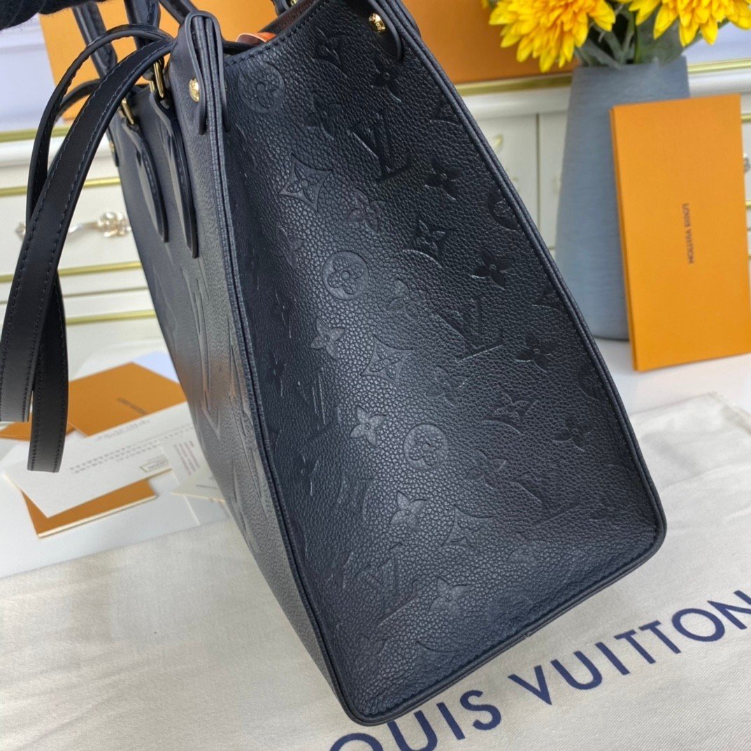 LV OnThe Go Medium Tote bag M45595 Black - 35x27x14cm