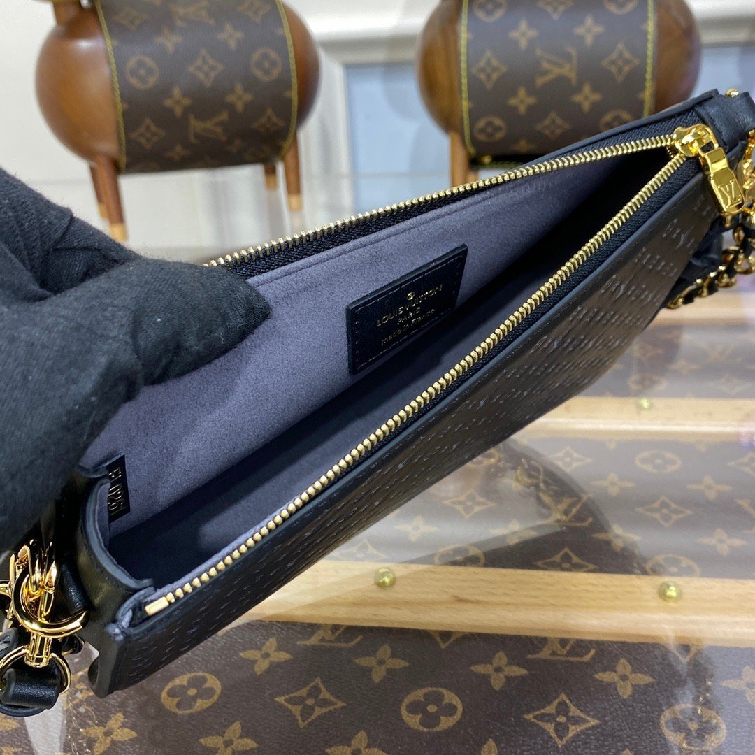 LV Lexington Pouch M82247 Black - 21.5 x 13 x 5.5 cm