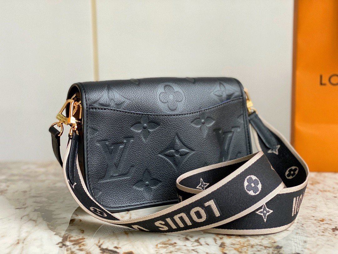 LV Diane Monogram Empreinte - M46388 - Black 23 x 16 x 8.5 cm