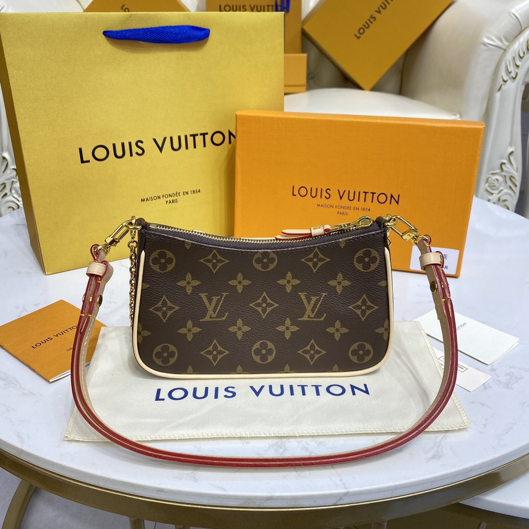 LV Easy Pouch On Strap M80349 - 19 x 11.5 x 3 cm