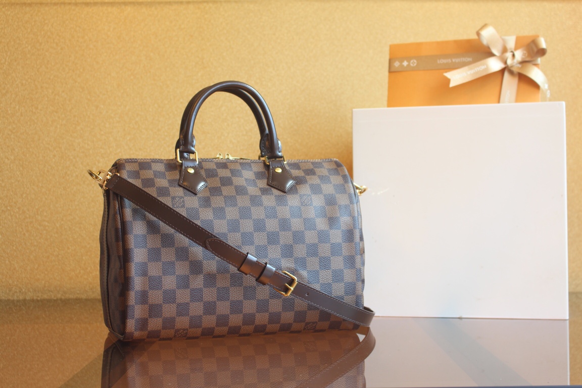 LV Speedy Bandouliere 30 N41367- 30 x 21 x 17 cm